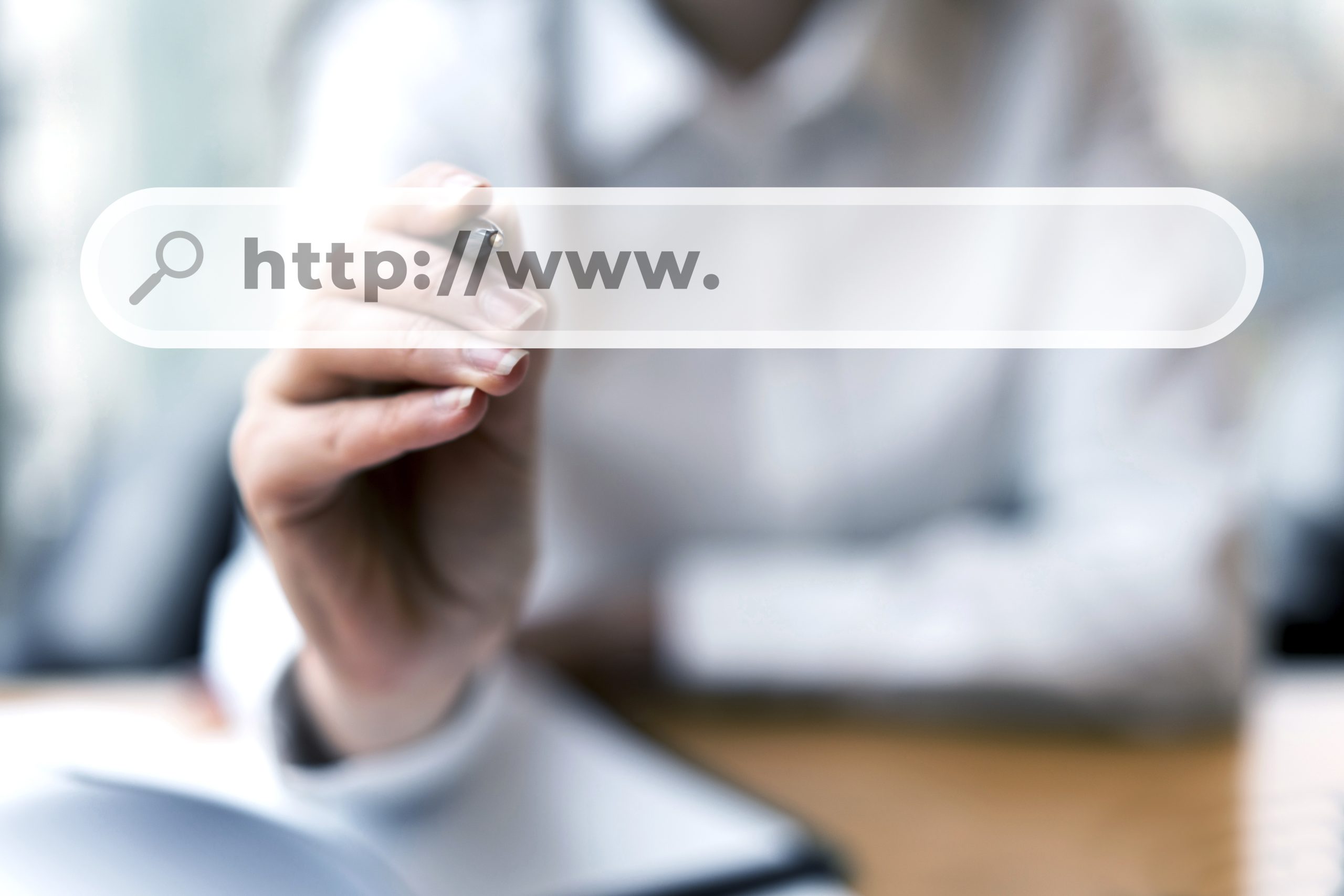 website hosting concept with search barv2