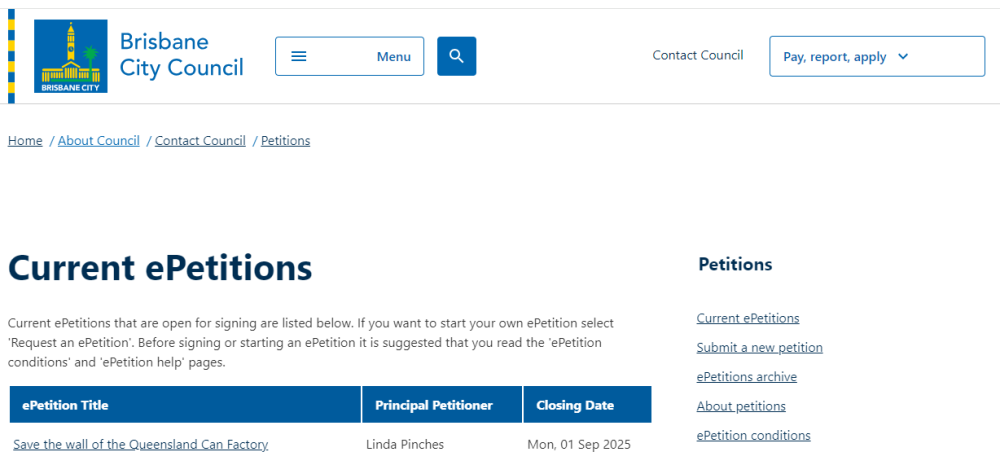 bcc epetitions